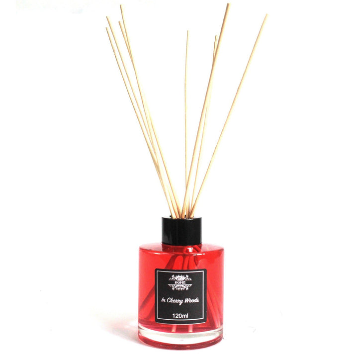 120ml Reed Diffuser - In Cherry Woods - GlenGiftsuk