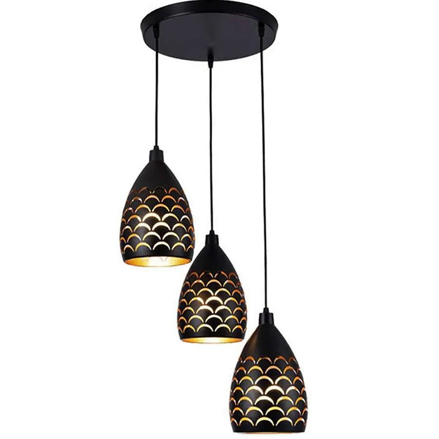 3 - Light Cluster Pendant Hanging Light Fixture, Hanging Light,Contemporary~5108 - GlenGiftsuk