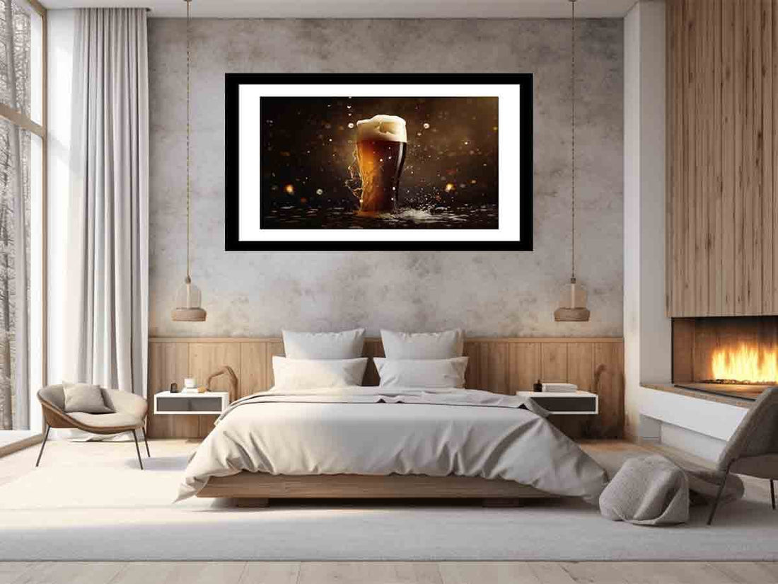 Beer Framed Print - GlenGiftsuk