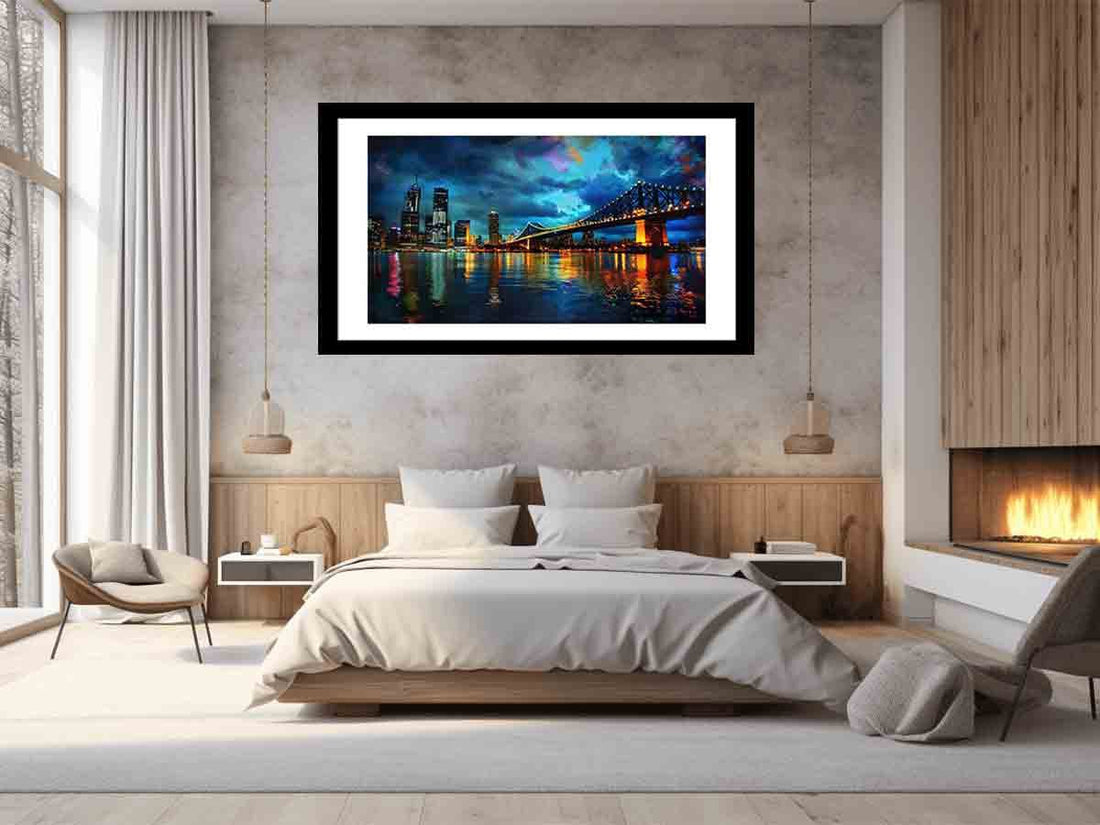 Brisbane River Framed Print - GlenGiftsuk