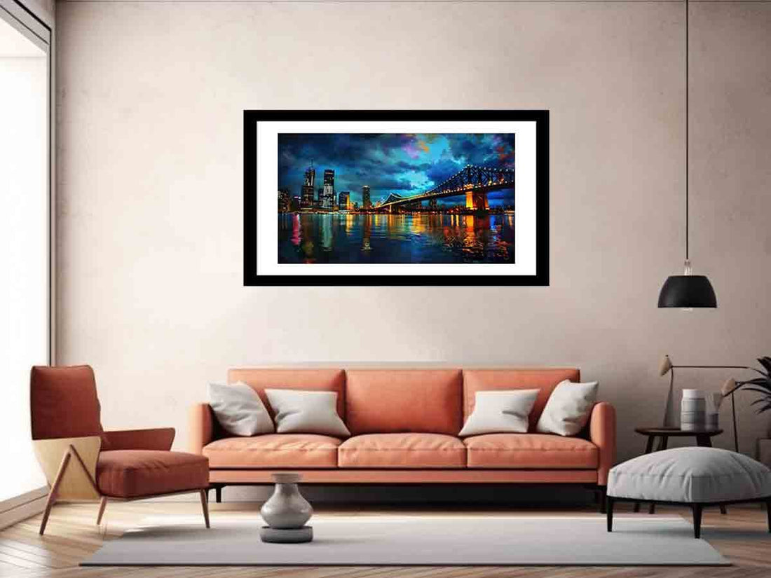 Brisbane River Framed Print - GlenGiftsuk