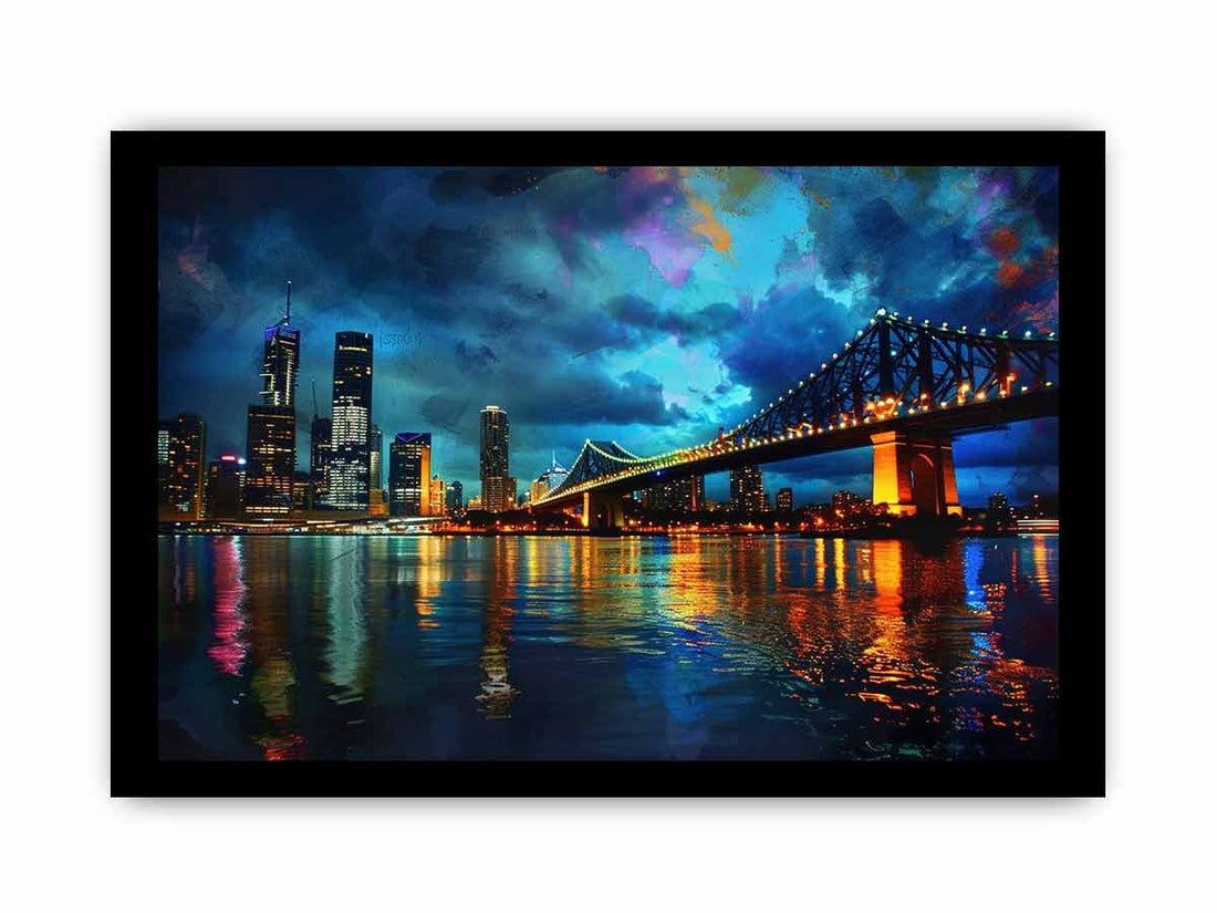 Brisbane River Framed Print - GlenGiftsuk