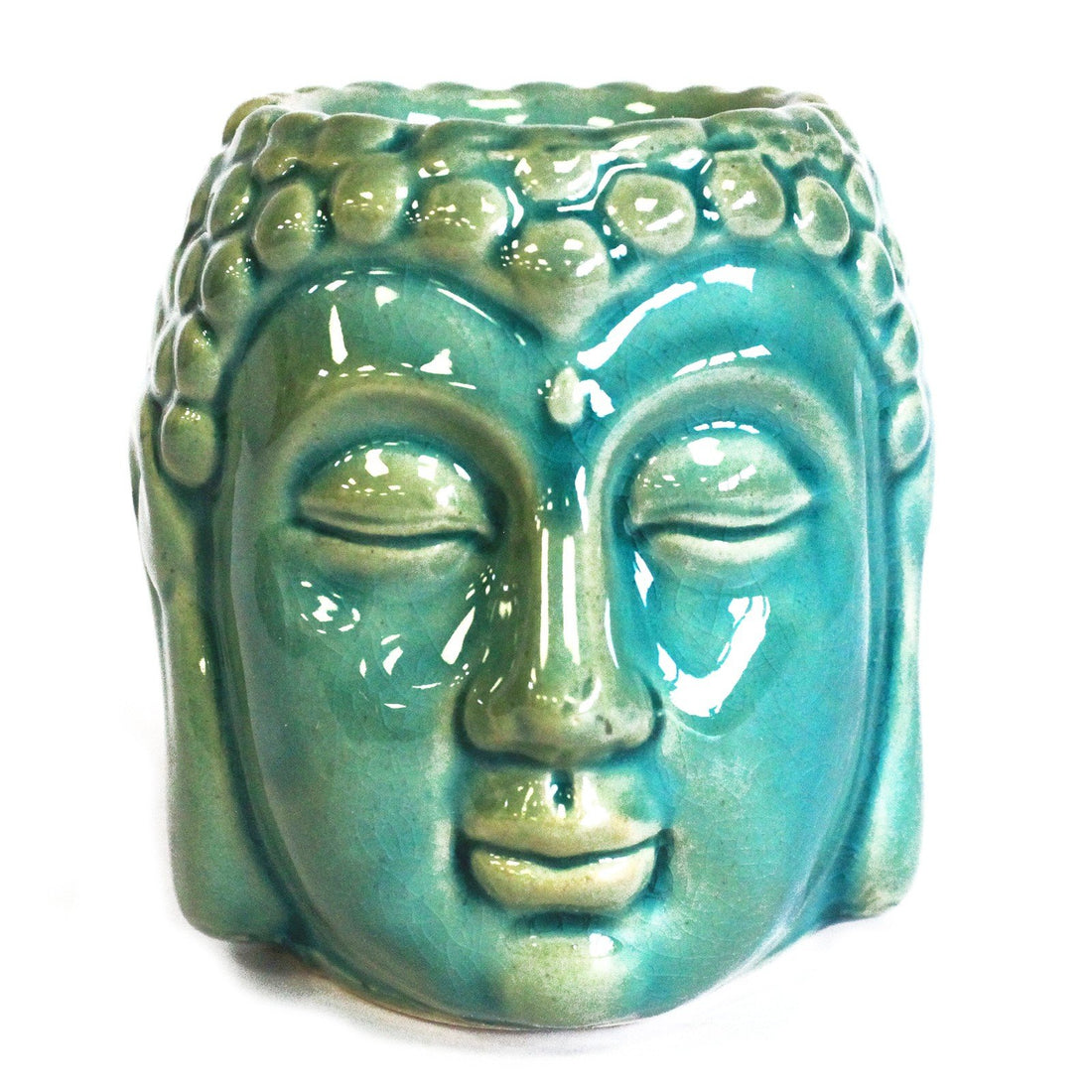 Buddha Oil Burner - Blue - GlenGiftsuk