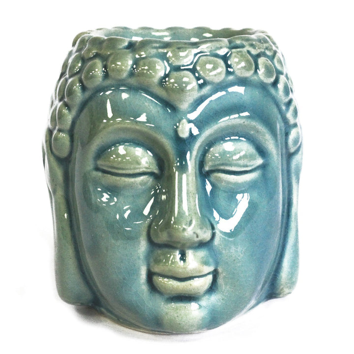 Buddha Oil Burner - Blue - GlenGiftsuk