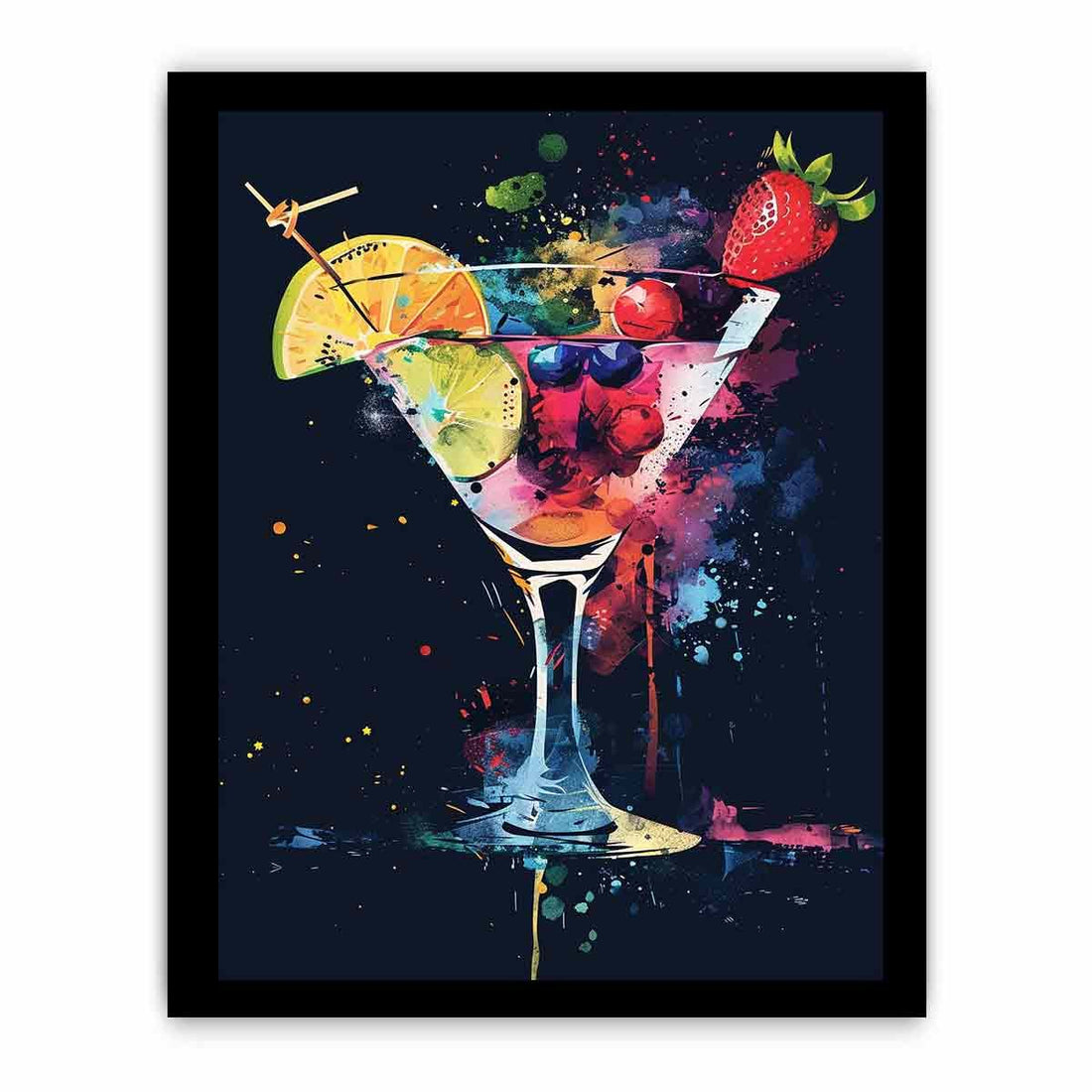 Cocktail Framed Print - GlenGiftsuk