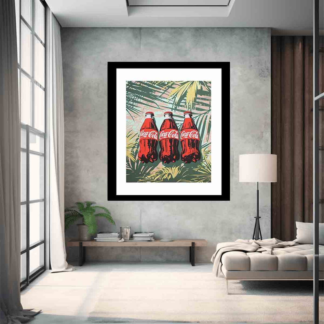 Coke Framed Print Framed Print - GlenGiftsuk