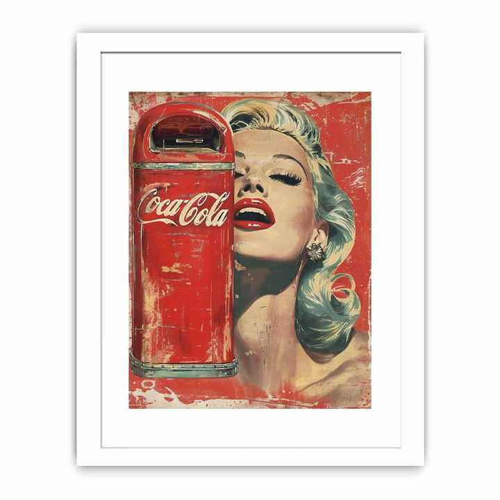 Coke Framed Print Framed Print - GlenGiftsuk