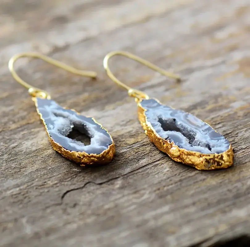 Druzy Earrings - GlenGiftsuk