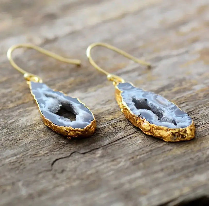 Druzy Earrings - GlenGiftsuk