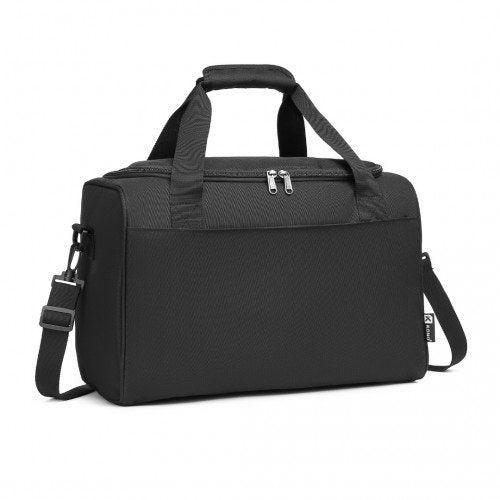 E2016S - Kono Structured Travel Duffle Bag - Black - GlenGiftsuk