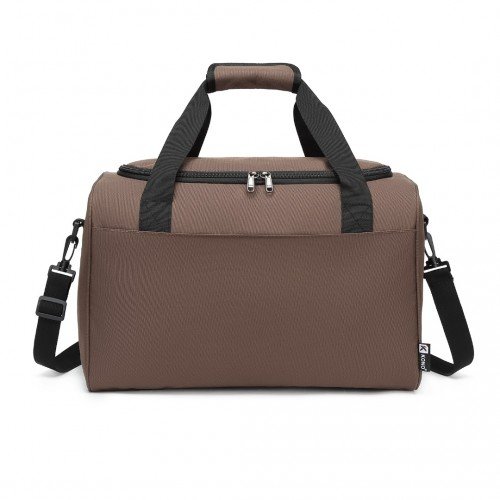 E2016S - Kono Structured Travel Duffle Bag - Brown - GlenGiftsuk