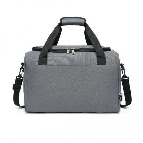 E2016S - Kono Structured Travel Duffle Bag - Grey - GlenGiftsuk