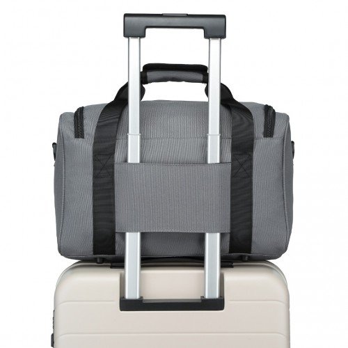 E2016S - Kono Structured Travel Duffle Bag - Grey - GlenGiftsuk