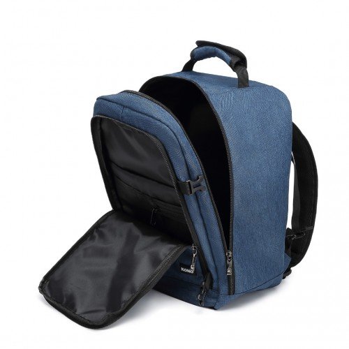 EM2231 - Kono Lightweight Cabin Bag Travel Business Backpack - Navy - GlenGiftsuk