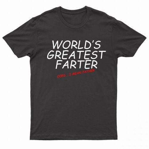 Father's Day 'Greatest Farter' T-Shirt - GlenGiftsuk