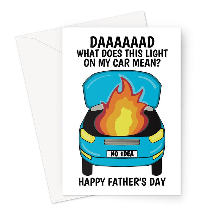 Funny Father's Day Card - Car Advice From Dad - GlenGiftsuk