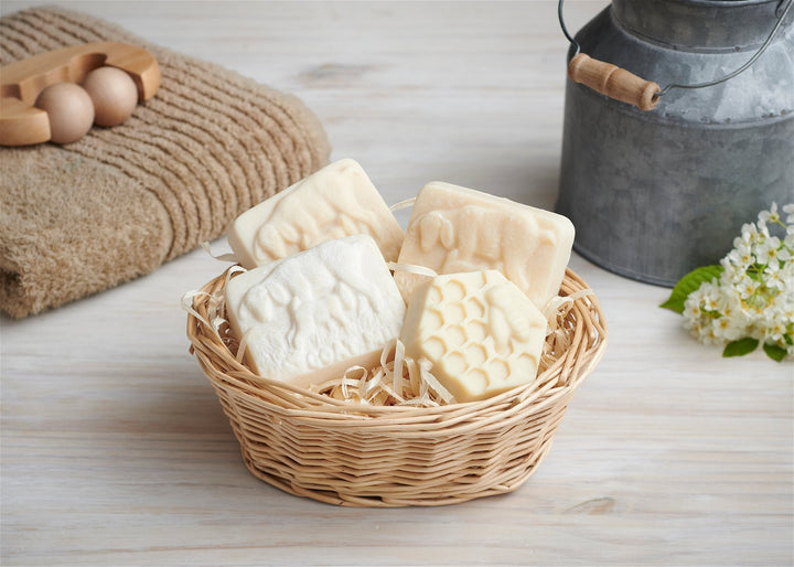 Goats Milk Soap Gift Basket - GlenGiftsuk