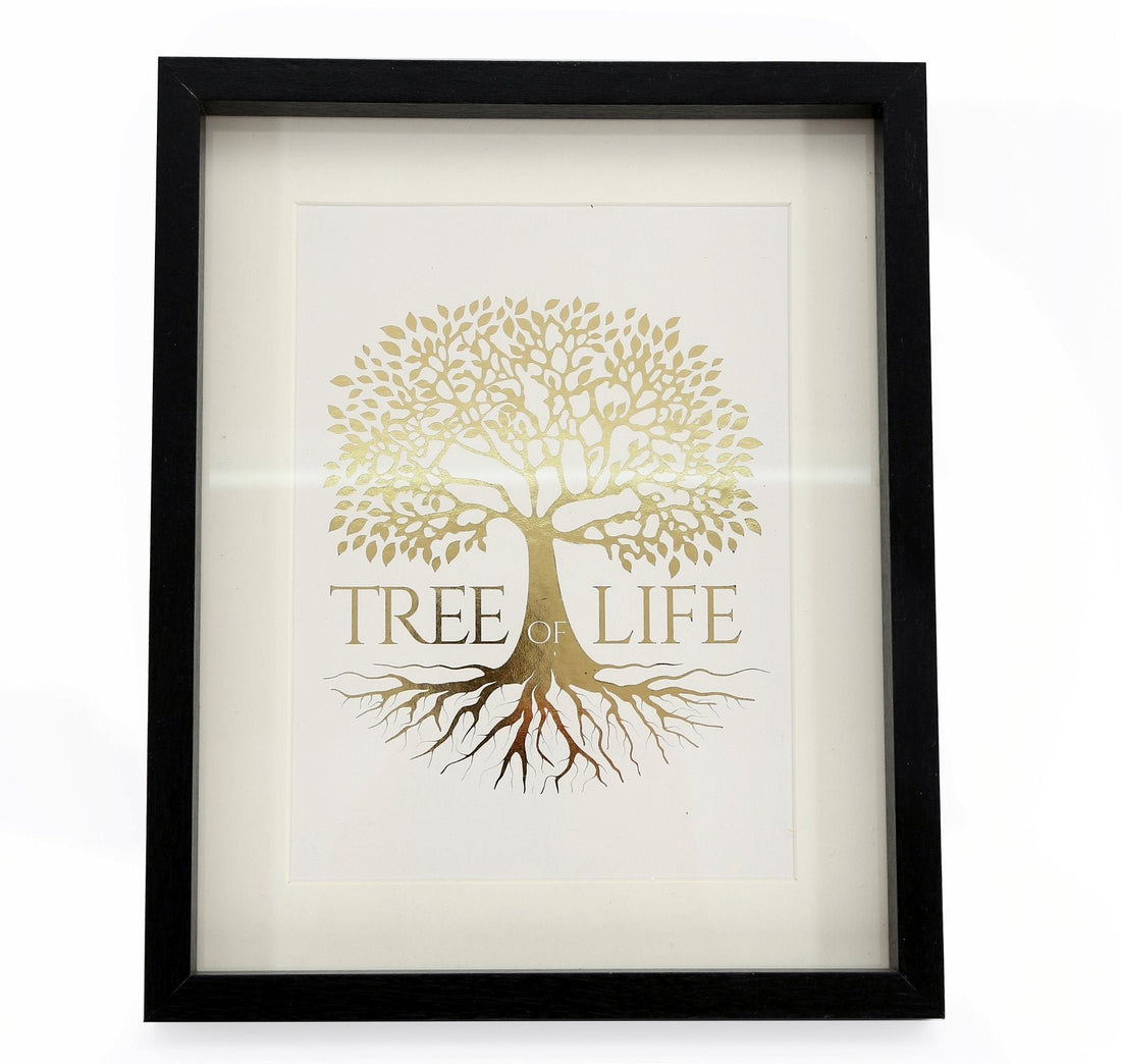 Gold Tree Of Life Print 25cm - GlenGiftsuk