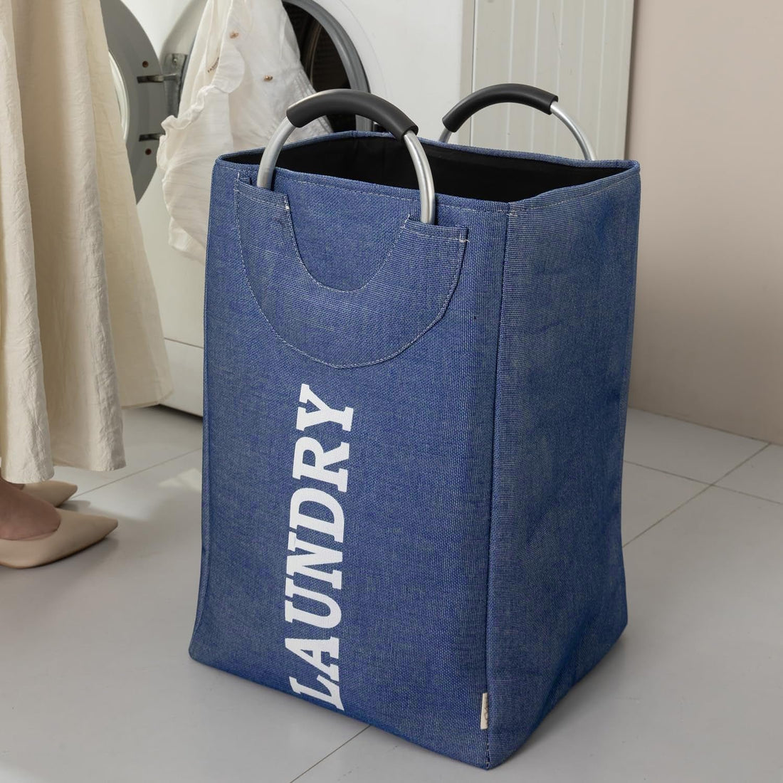 Heavy Duty Handles Only with Collapsible Laundry Bag~5252 - GlenGiftsuk