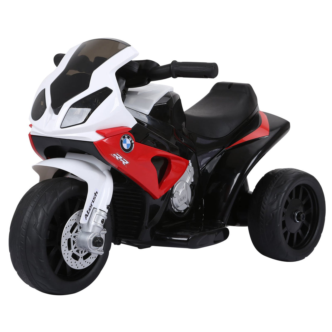 HOMCOM Compatible for Kids 3 Wheel Electric Motorbike Ride on Motorcycle w/ Headlights Music Battery Powered Play Bike 6V Red BMW S1000RR - GlenGiftsuk