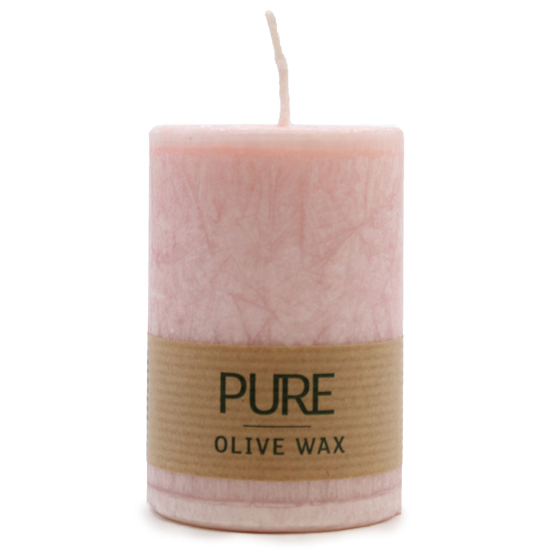 Pure Olive Wax Candle 90x60 - Antique Rose - GlenGiftsuk