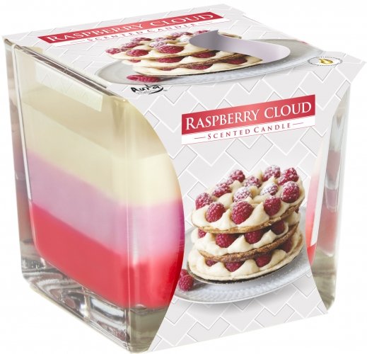 Rainbow Jar Candle - Raspberry Cloud - GlenGiftsuk