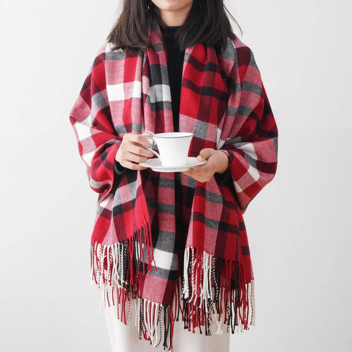 Red Buffalo Plaid Throw - GlenGiftsuk