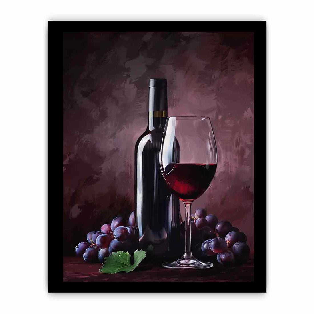 Red Wine Framed Print - GlenGiftsuk