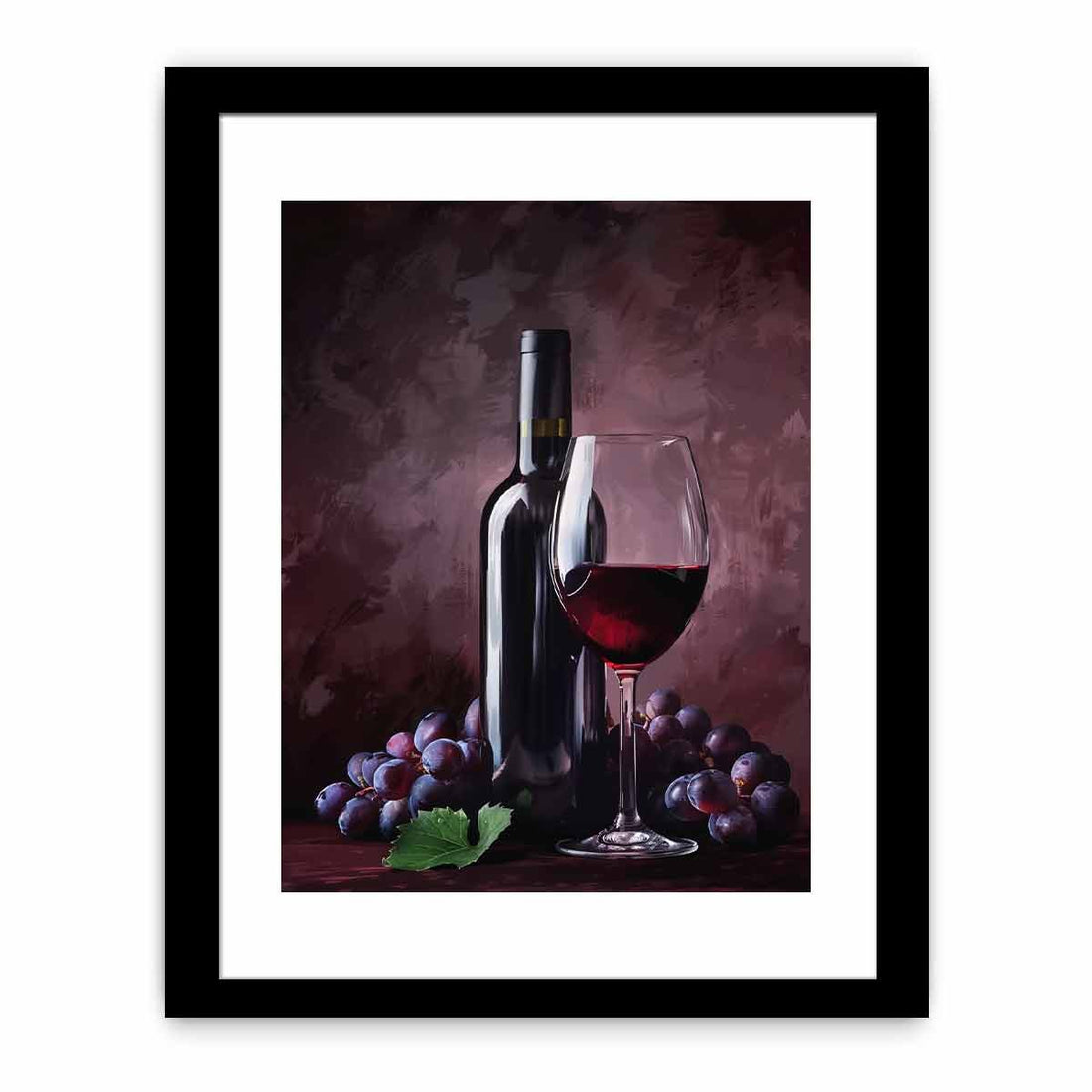 Red Wine Framed Print - GlenGiftsuk