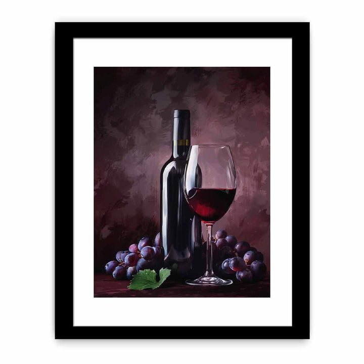 Red Wine Framed Print - GlenGiftsuk