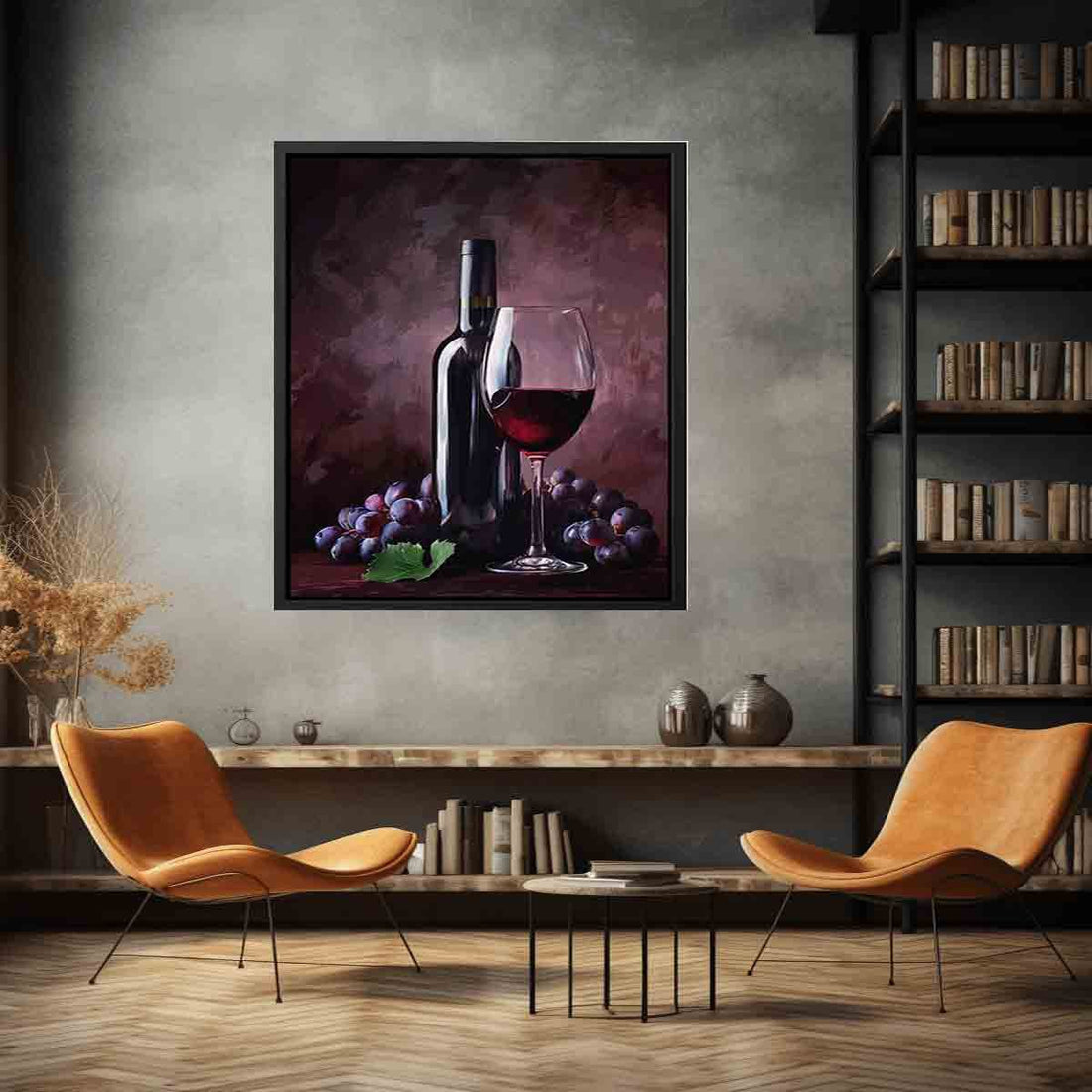 Red Wine Framed Print - GlenGiftsuk