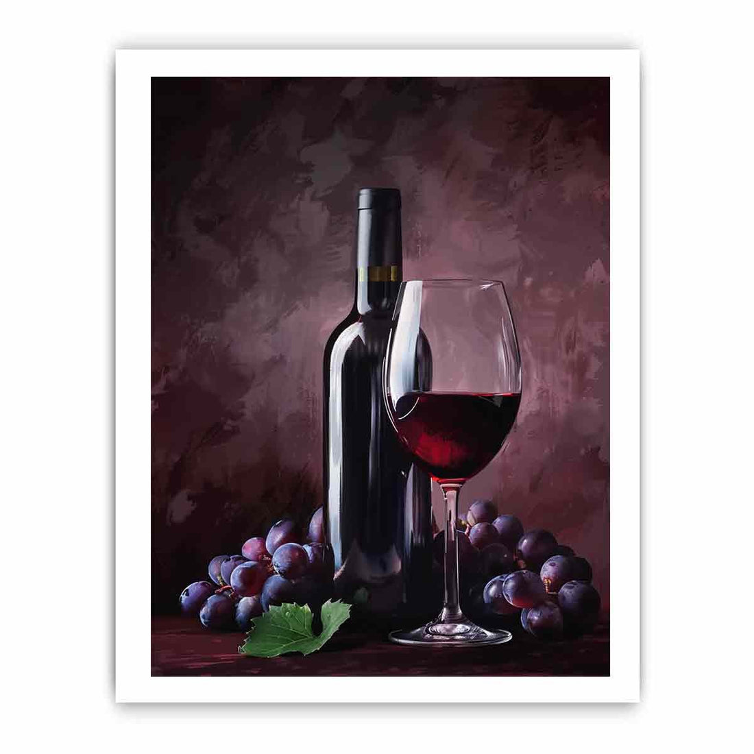 Red Wine Framed Print - GlenGiftsuk