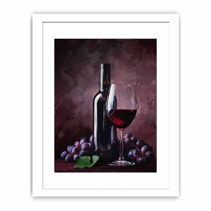 Red Wine Framed Print - GlenGiftsuk