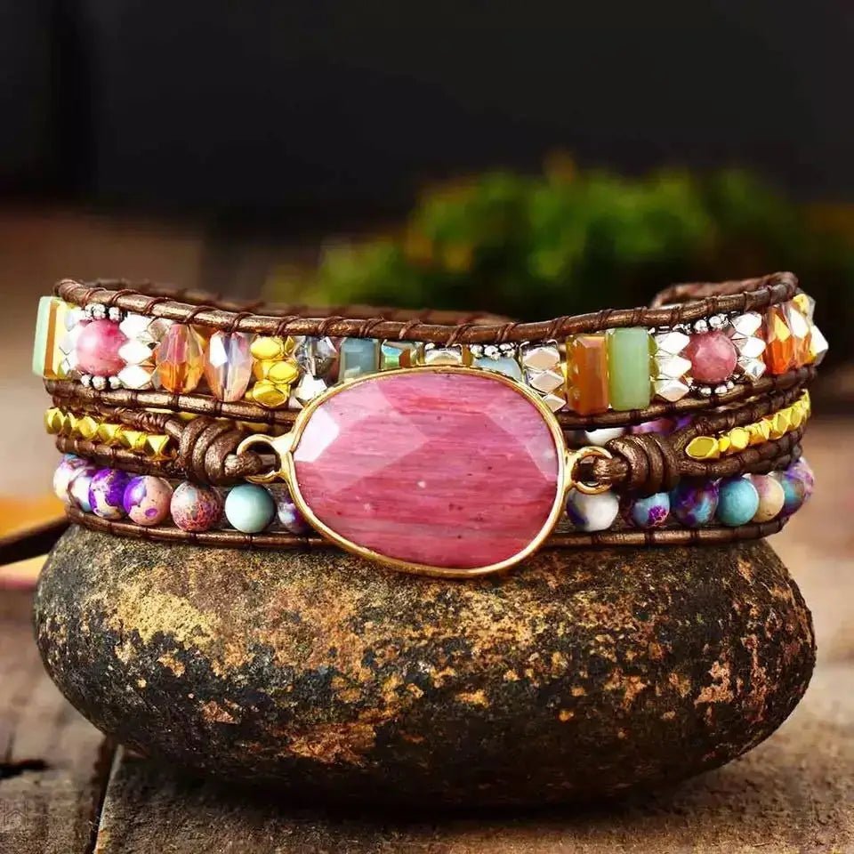 Rhodonite Bracelet - GlenGiftsuk