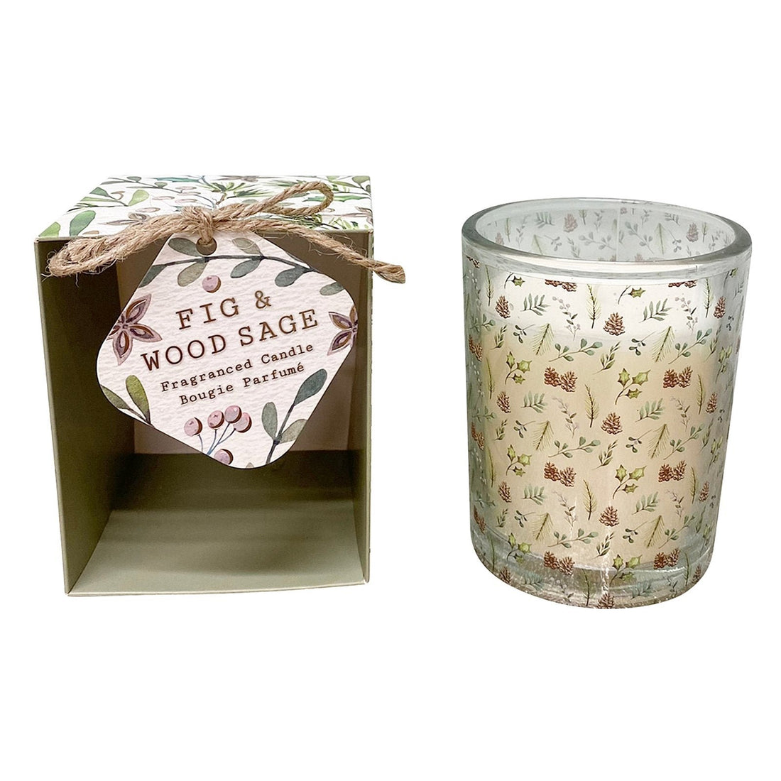 Sage Candle In Gift Box 10cm - GlenGiftsuk