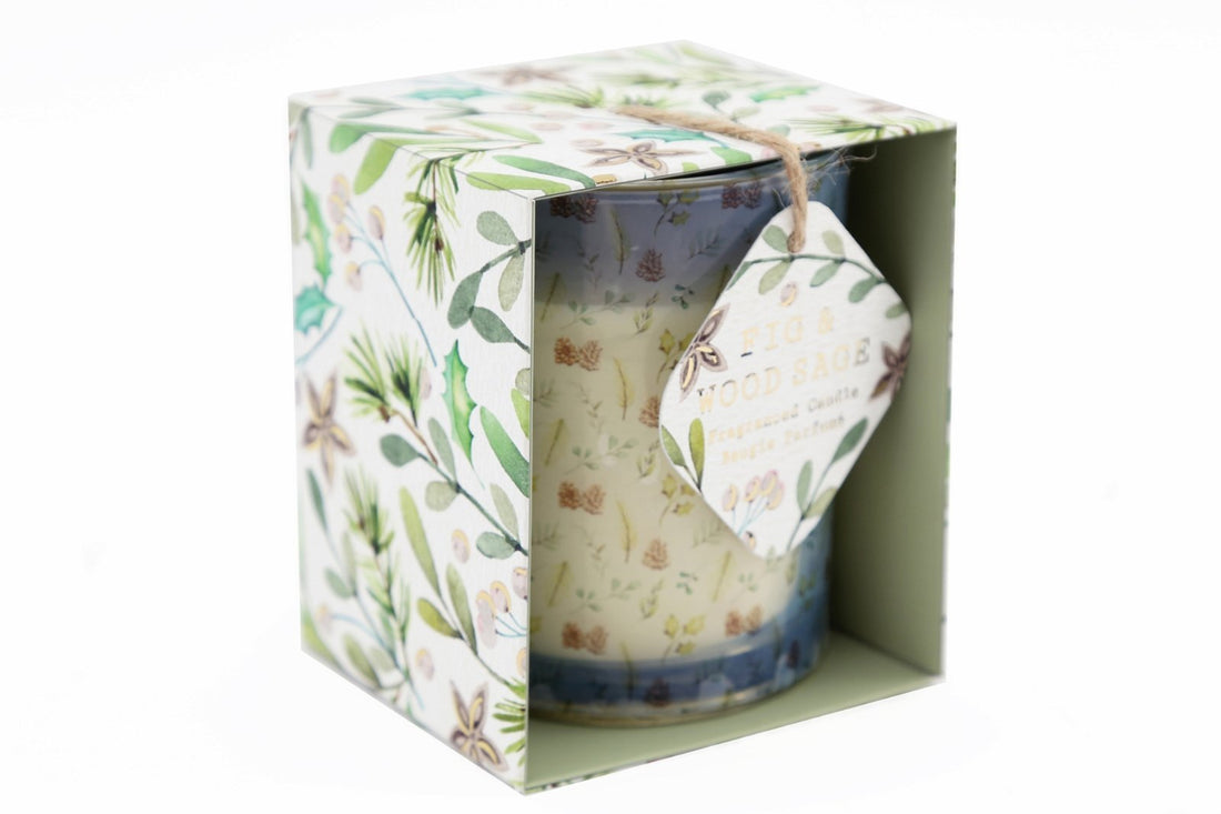 Sage Candle In Gift Box 10cm - GlenGiftsuk