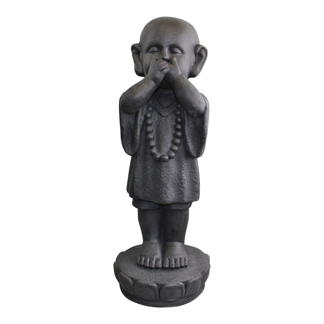 Set Of 3 Stone Effect See No Evil, Hear No Evil, Speak No Evil Monks - GlenGiftsuk