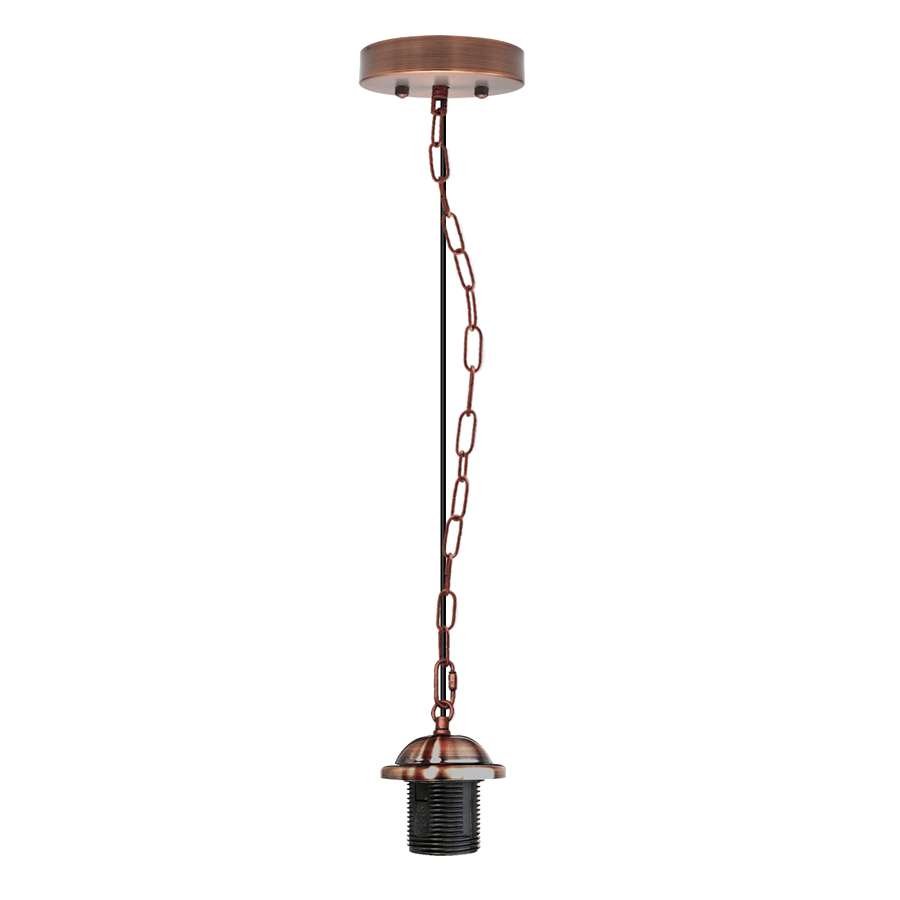 Single ceiling pendant light E27 base hanging chain light~ 5128 - GlenGiftsuk