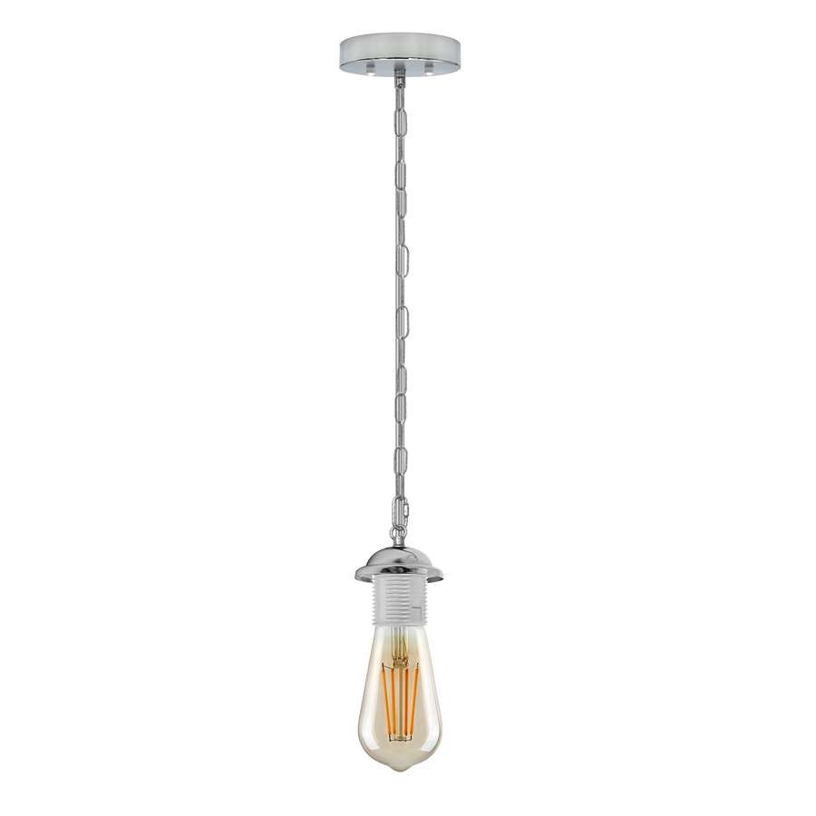 Single ceiling pendant light E27 base hanging chain light~ 5128 - GlenGiftsuk