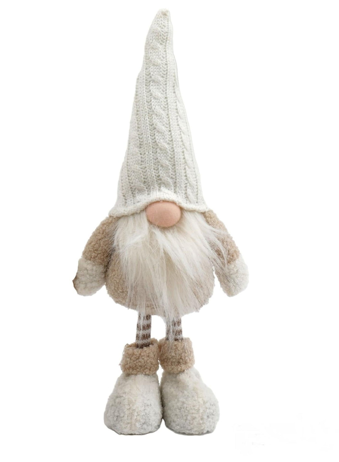 Standing Gonk With White Knitted Hat - GlenGiftsuk