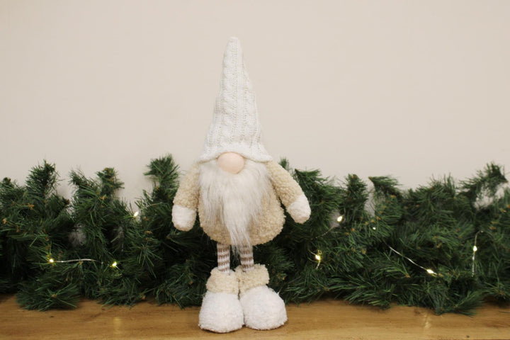 Standing Gonk With White Knitted Hat - GlenGiftsuk