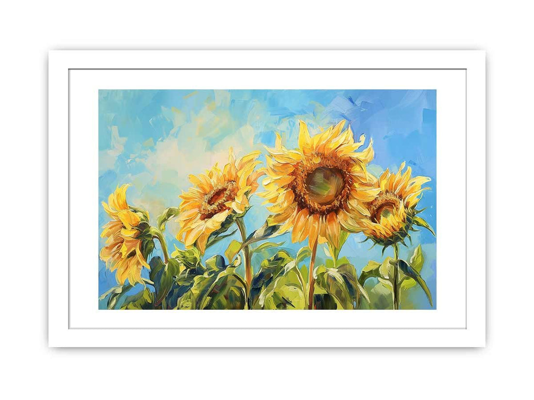 Summer Sunflowers Framed Print - GlenGiftsuk