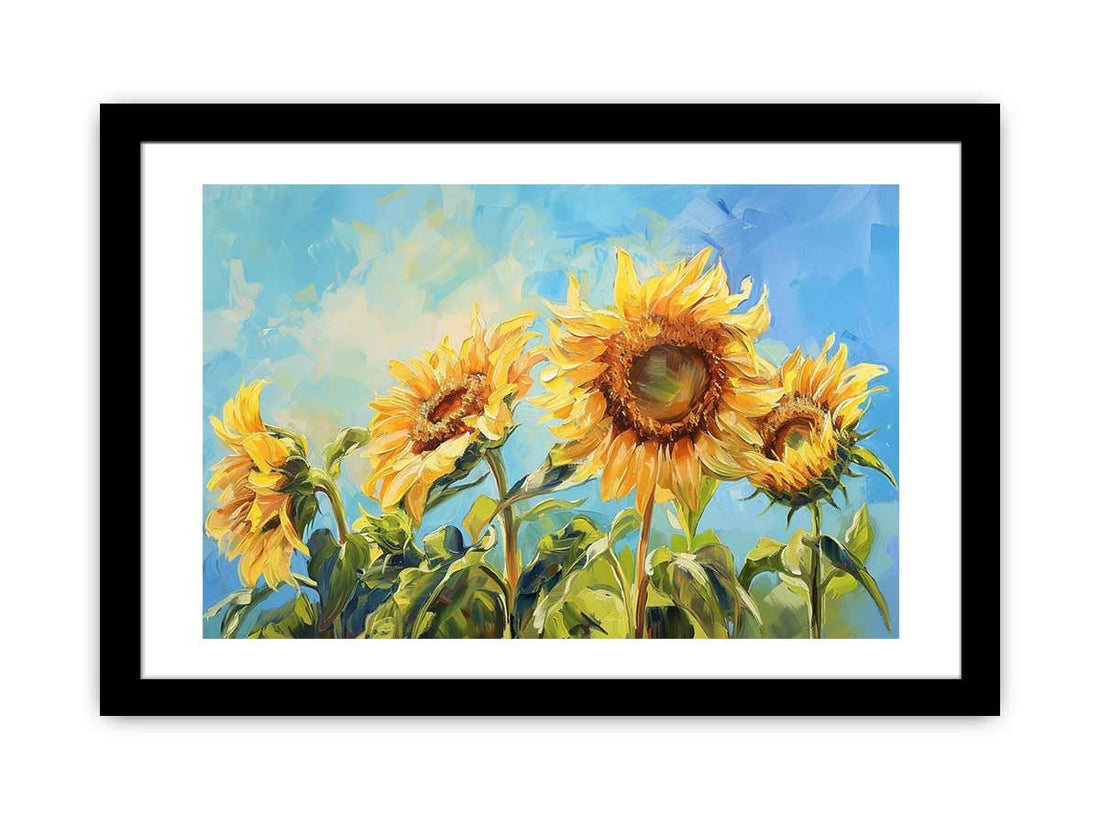 Summer Sunflowers Framed Print - GlenGiftsuk