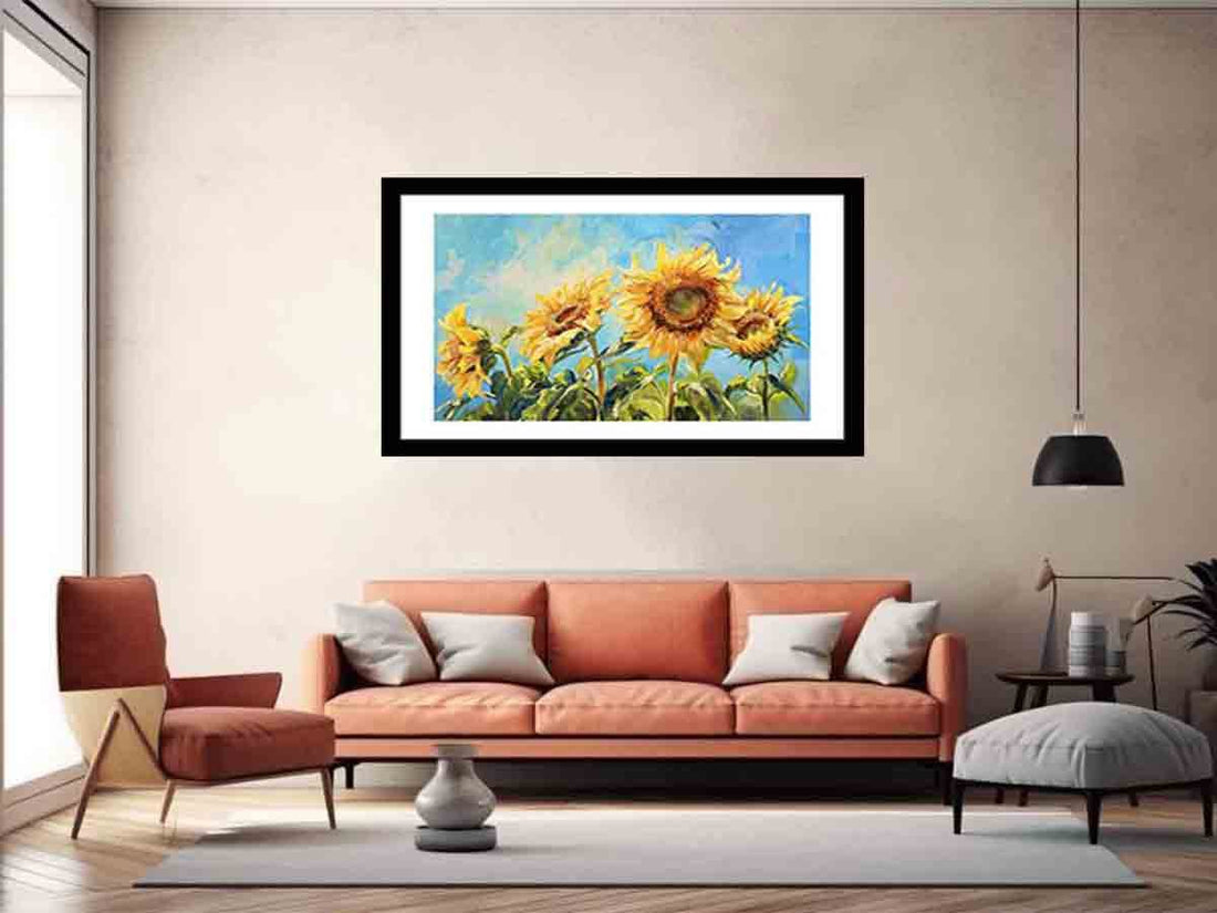 Summer Sunflowers Framed Print - GlenGiftsuk