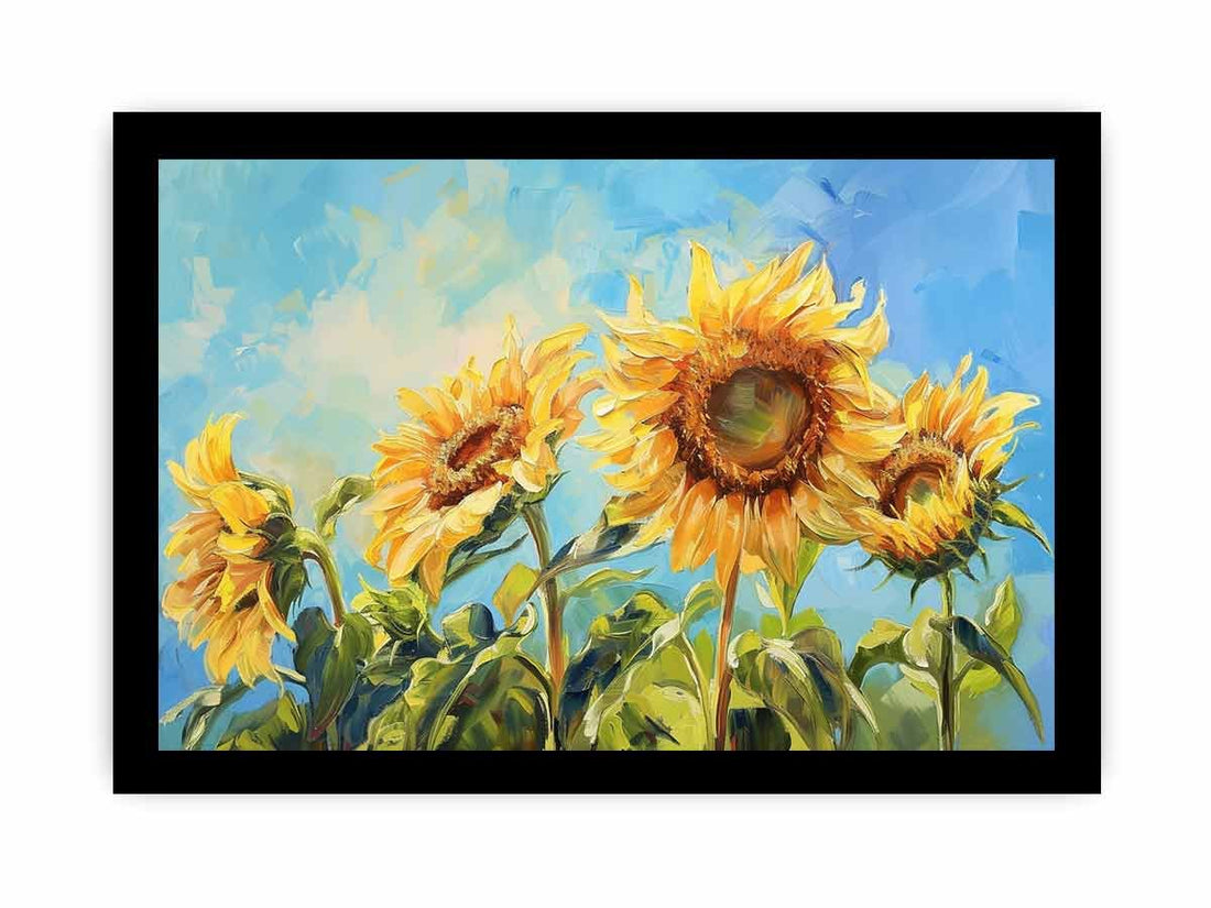 Summer Sunflowers Framed Print - GlenGiftsuk