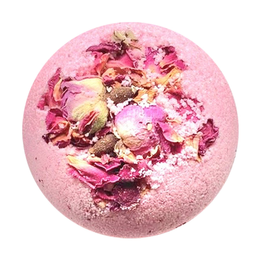 Therapeutic Bath Bomb - Rose & Palmarosa Essential Oils - GlenGiftsuk