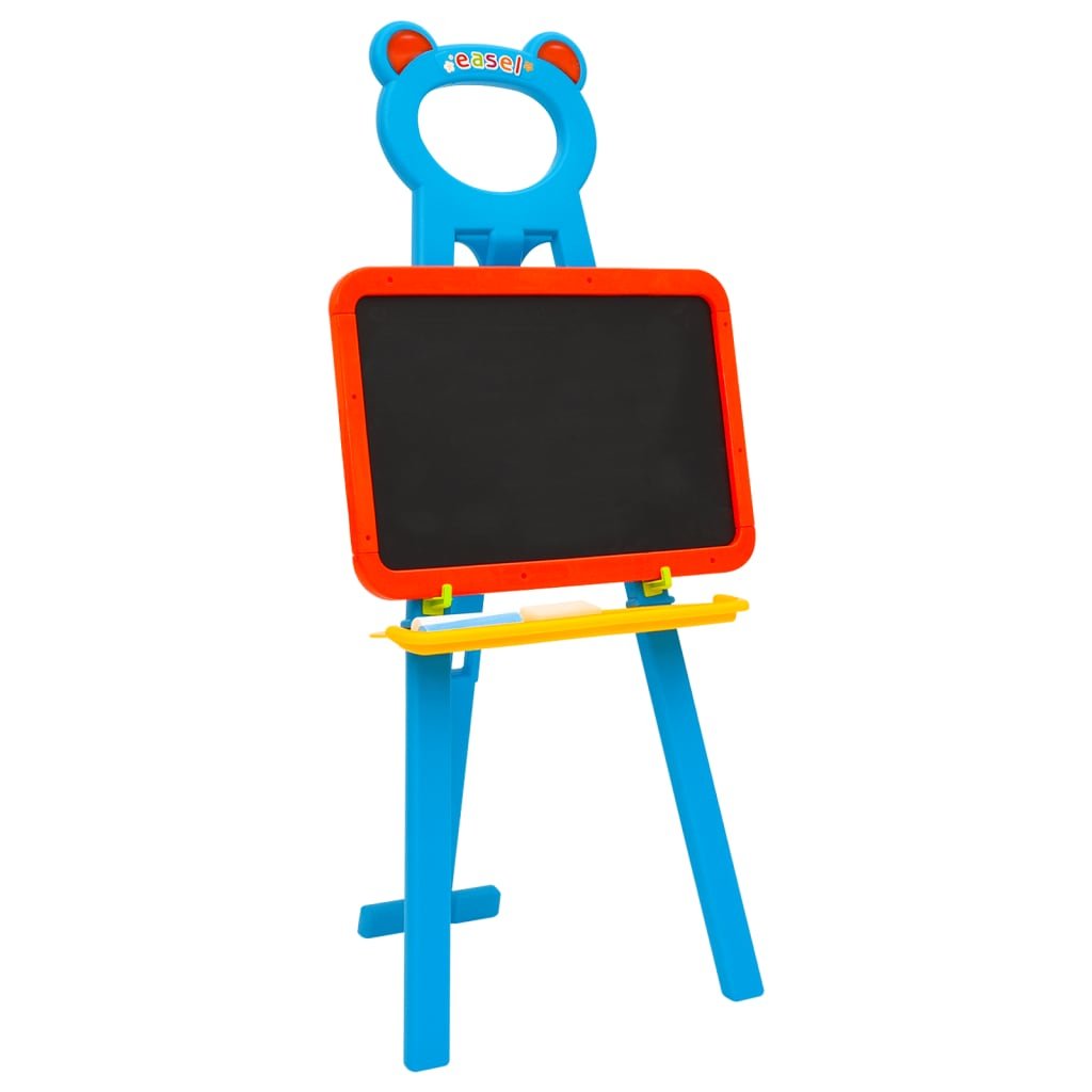 vidaXL 2 - 1 Children Easel with Chalkboard and Whiteboard - GlenGiftsuk