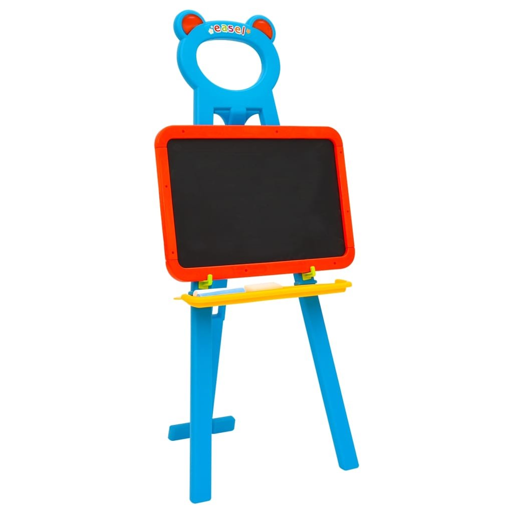 vidaXL 2 - 1 Children Easel with Chalkboard and Whiteboard - GlenGiftsuk