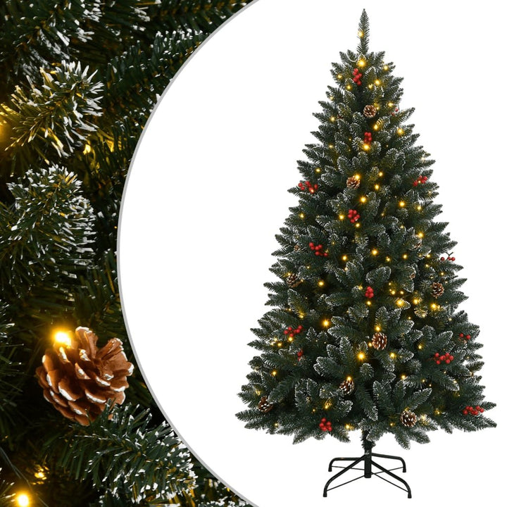 vidaXL Artificial Christmas Tree 150 LEDs 120 cm - GlenGiftsuk