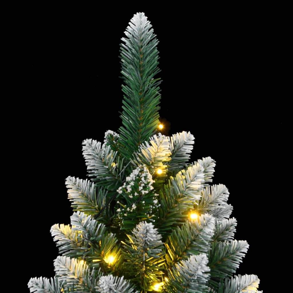 vidaXL Artificial Christmas Tree 300 LEDs 210 cm - GlenGiftsuk